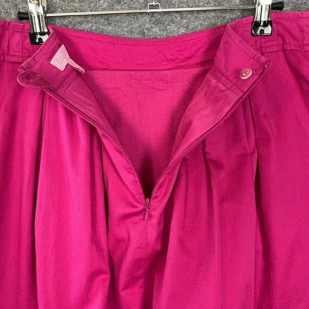 Lilly Pulitzer Vibrant Pink A-Line Skirt - Picture 5 of 11